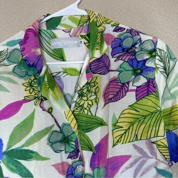Jams World Womens Sea Grove Shirt size Medium - Picture 2 of 7